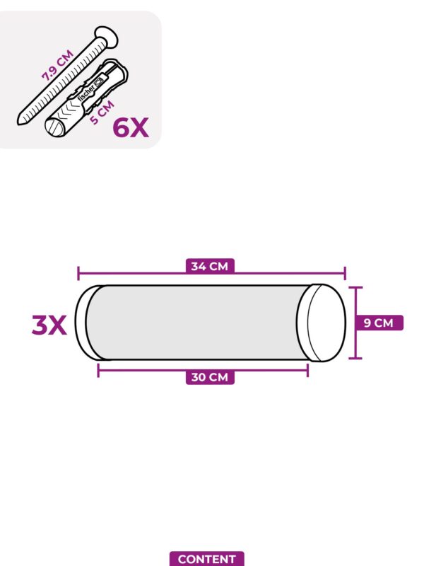 Kattenmuur Horizon 0930 set