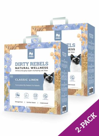 Cat Litter Natural-Wellness Classic Linen - 2-pack