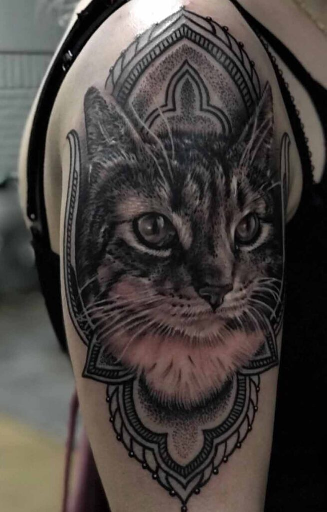 tatouage de chat